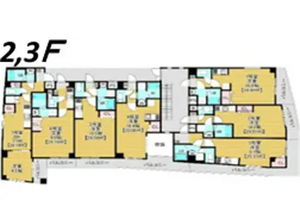 FORTITUDO四街道(ワンルーム/3階)の間取り写真