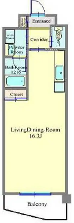 レジェンド片瀬海岸 4階階 間取り