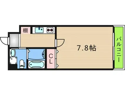 FDS AMORE(1K/5階)の間取り写真