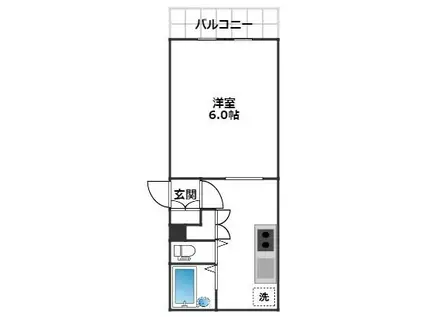 代田エステ(1K/1階)の間取り写真