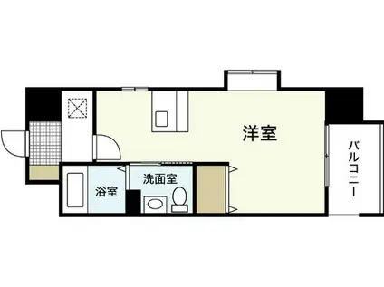 FKJ十日市ビル(ワンルーム/7階)の間取り写真