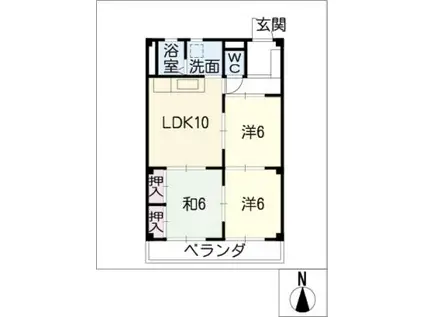 メゾン・ド・N1(3LDK/3階)の間取り写真