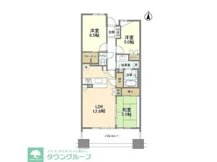 SS.FLAT桜山(3LDK/10階)の間取り写真