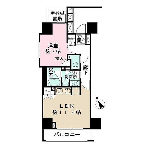 パークハウス西早稲田アーバンス(1LDK/10階)の間取り写真