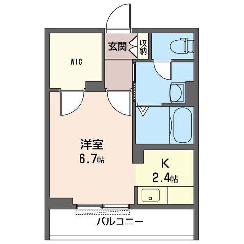 フェリーチェII(ワンルーム/3階)の間取り写真