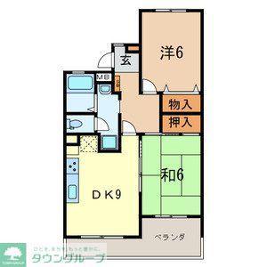サンシティ・バル(2LDK/1階)の間取り写真