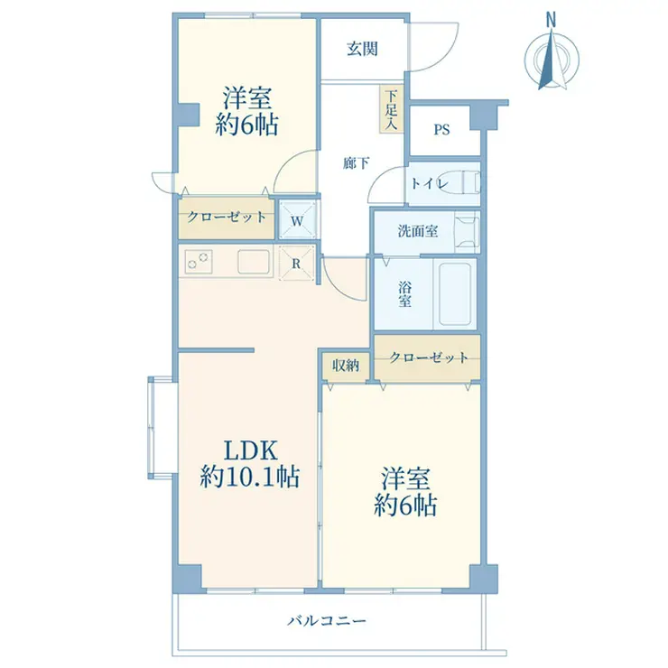 マンション高野 3階階 間取り