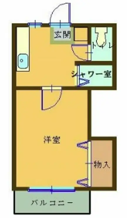 グリーンコーポ 2階階 間取り