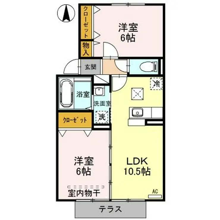 ヴェルドミールSAKAE 1階階 間取り