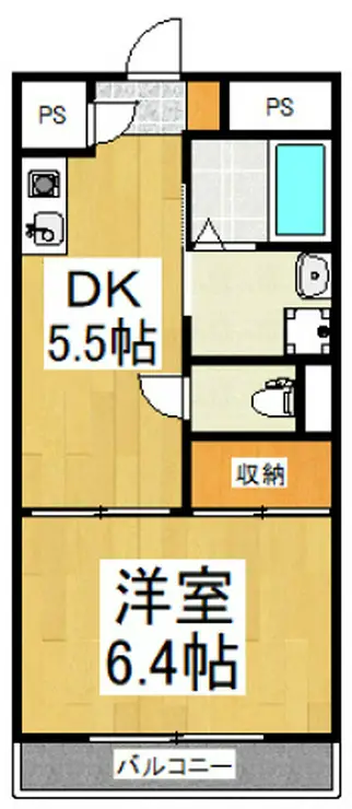 ピア美住 2階階 間取り