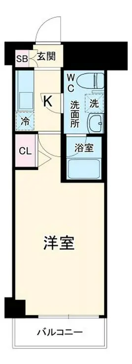 メインステージ二子多摩川 2階階 間取り
