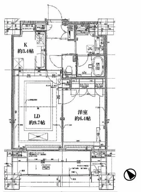 アウルタワー 23階階 間取り