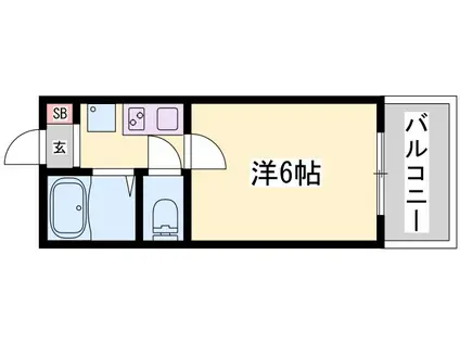 T-STYLE(ワンルーム/3階)の間取り写真