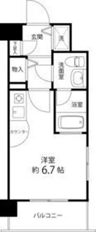 サンセール与野本町 2階階 間取り