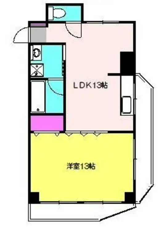 ディアアルテ 6階階 間取り