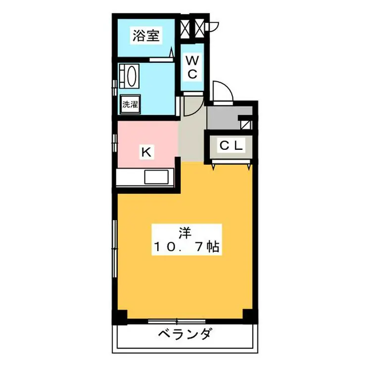 アートストリート新井 2階階 間取り