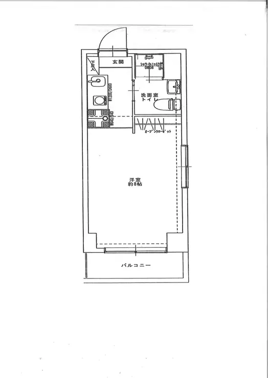 メゾン新町 2階階 間取り