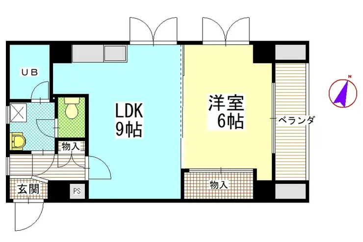 サニーヒルズ 1階階 間取り