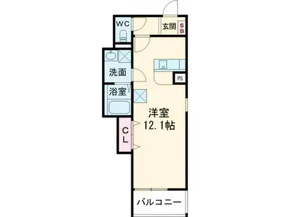 FSTYLE狭山・池尻中2号館(ワンルーム/3階)の間取り写真