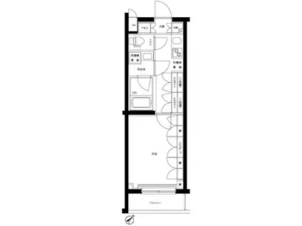 ルーブル中村橋参番館(1K/1階)の間取り写真