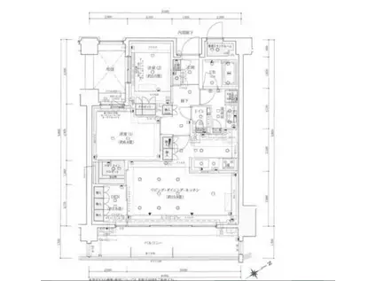 イニシア高輪フレシアスコート(3LDK/3階)の間取り写真