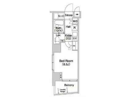 コンフォリア押上(1K/8階)の間取り写真