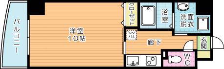 サンシャイン十番館.曽根(1K/5階)の間取り写真