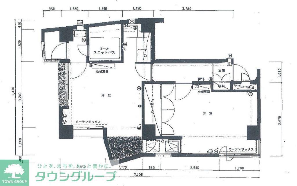 ソフトタウン白金(1LDK/3階)の間取り写真
