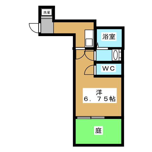 MAISON BLANCHE・下北沢(1K/1階)の間取り写真