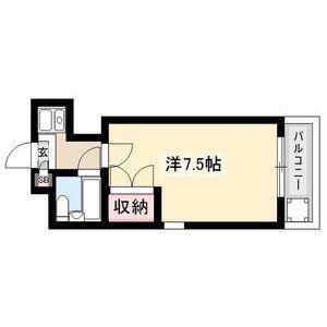 メゾンS(1K/1階)の間取り写真
