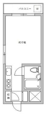ユースピア田園調布(ワンルーム/4階)の間取り写真