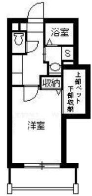 CITYHILLS(1K/3階)の間取り写真