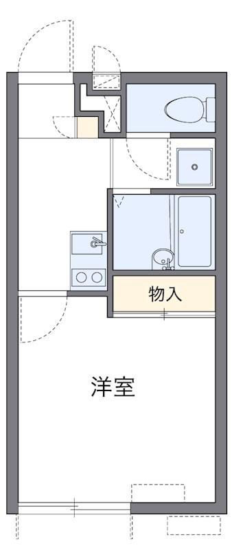 時田 楓館(1K/2階)の間取り写真
