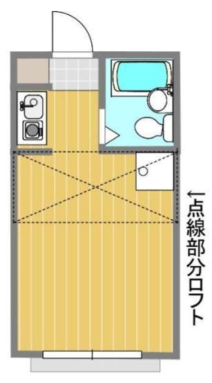 メゾン・サワノス(ワンルーム/1階)の間取り写真