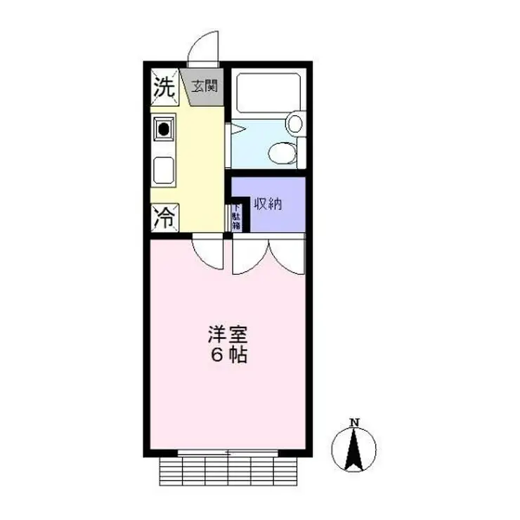 レインボー石川台 1階階 間取り