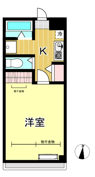 プチメゾン宮西 1階階 間取り