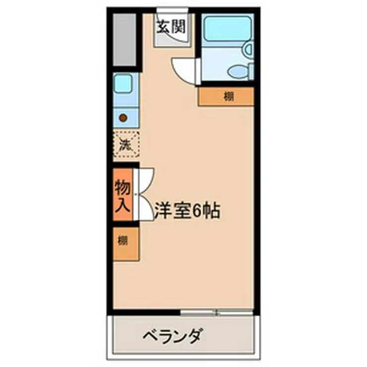 国立ドミトリー 2階階 間取り