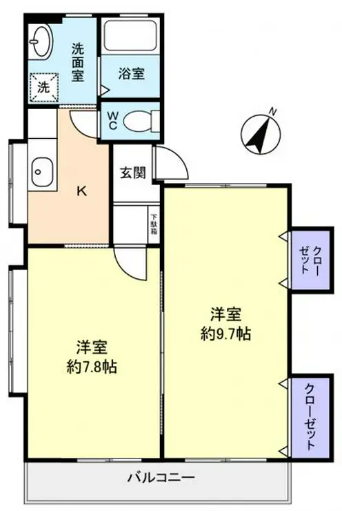 ブルーメマンション 3階階 間取り