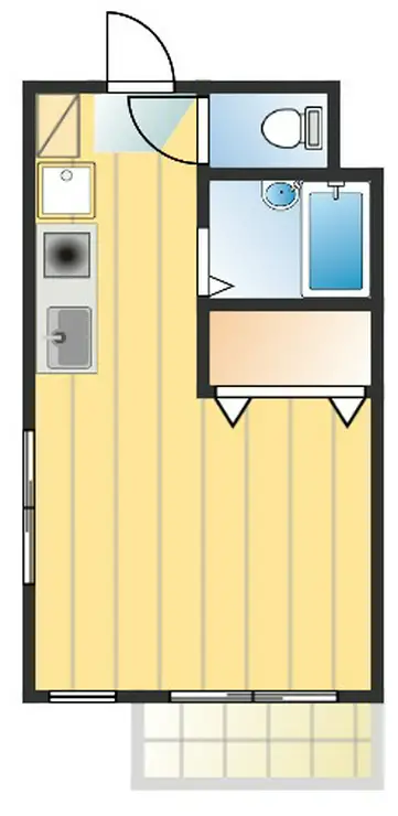 ステラ東門前 1階階 間取り