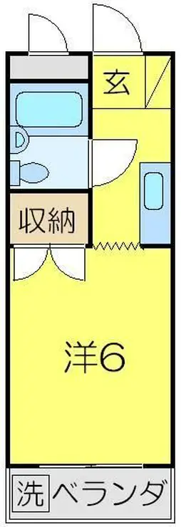 シャトー宇治 2階階 間取り