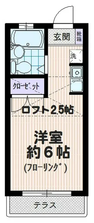 エルセリート戸田 2階階 間取り