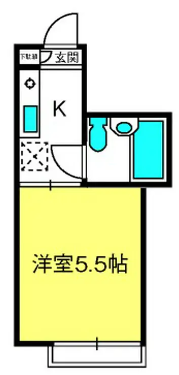 プラザ・ドゥ・セゾン 2階階 間取り