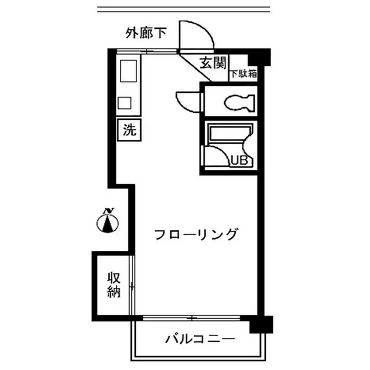 アパルトマンKAI 2階階 間取り