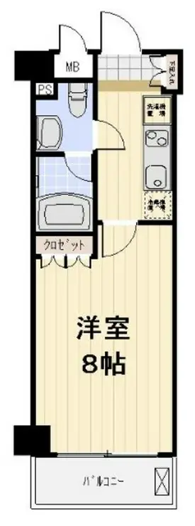 プロスペクト恩賜公園 3階階 間取り