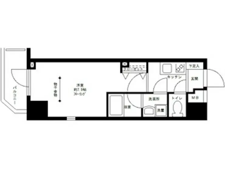 プライムアーバン白山 2階階 間取り