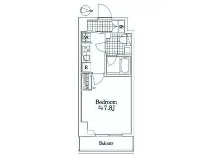 アイル イムーブル亀戸(1K/10階)の間取り写真