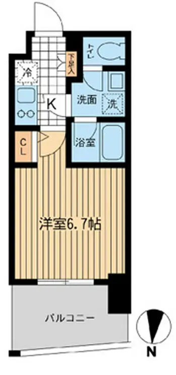 KDXレジデンス大山 7階階 間取り