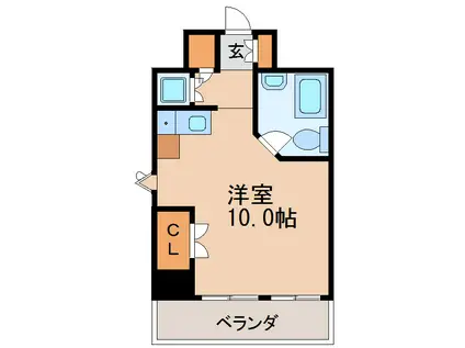 メゾン・ド・レジャンド(ワンルーム/6階)の間取り写真