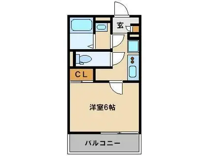 レオネクストグランステラ52878(1K/2階)の間取り写真