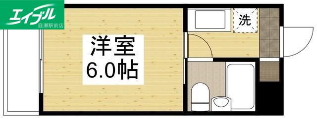 CION伊福町(1K/3階)の間取り写真